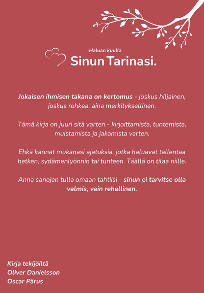 Haluan Kuulla Sinun Tarinasi - Helppo ja kaunis tapa vaalia perheen muistoja.
