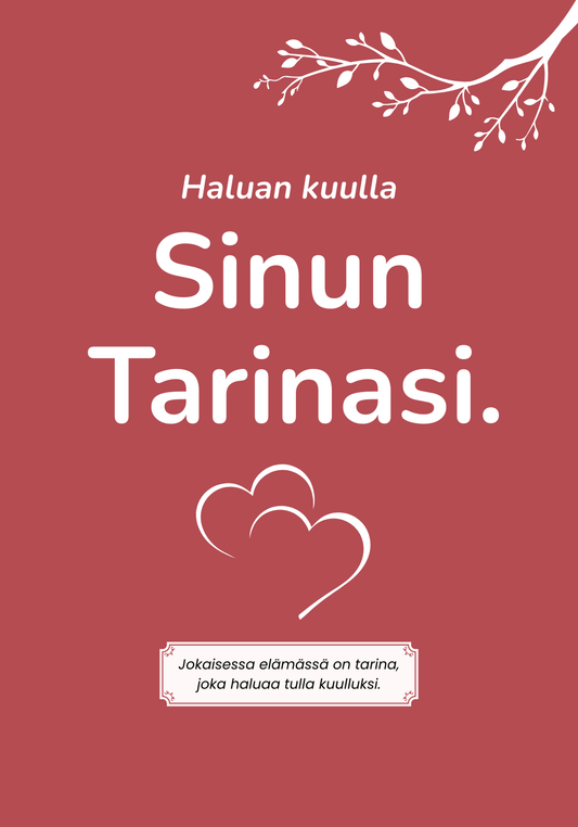 Haluan Kuulla Sinun Tarinasi - Helppo ja kaunis tapa vaalia perheen muistoja.